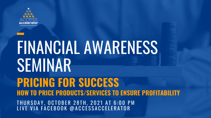 Financial Awareness Seminar promotional Graphic flier