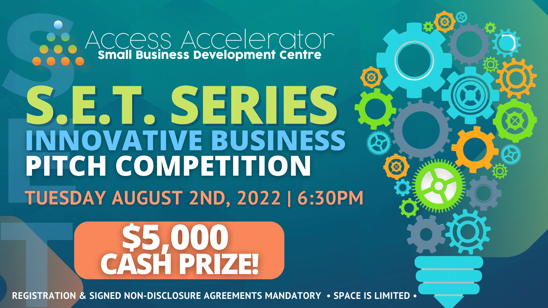 Innovative Business Pitch Competition graphic flier