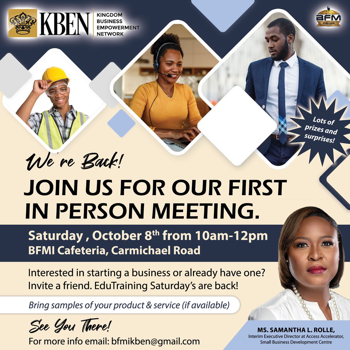 The Kingdom Business Entrepreneurial Network Meeting flier