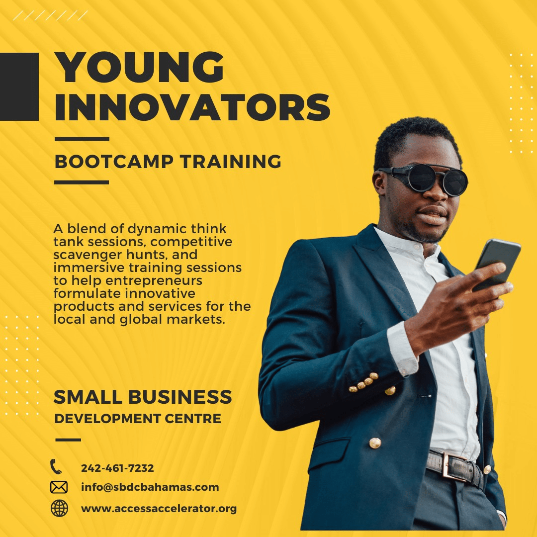 Young Entrepreneurs Initiative graphic flier for bootcamp